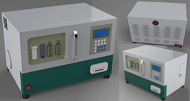 hdl9w微機漢顯定硫儀3D圖